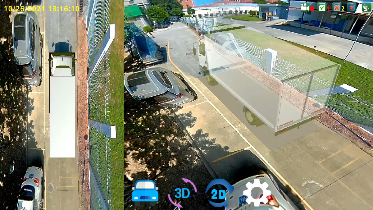 Transparent 3D View for Enhanced Safety